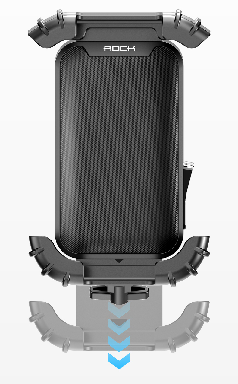 Rock Bike phone holder to mirror black