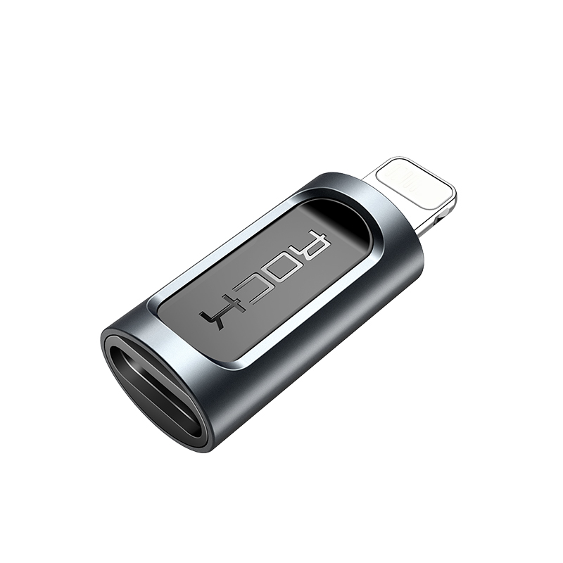 Rock Adapter - Lightning (male) to Type C (female) - black