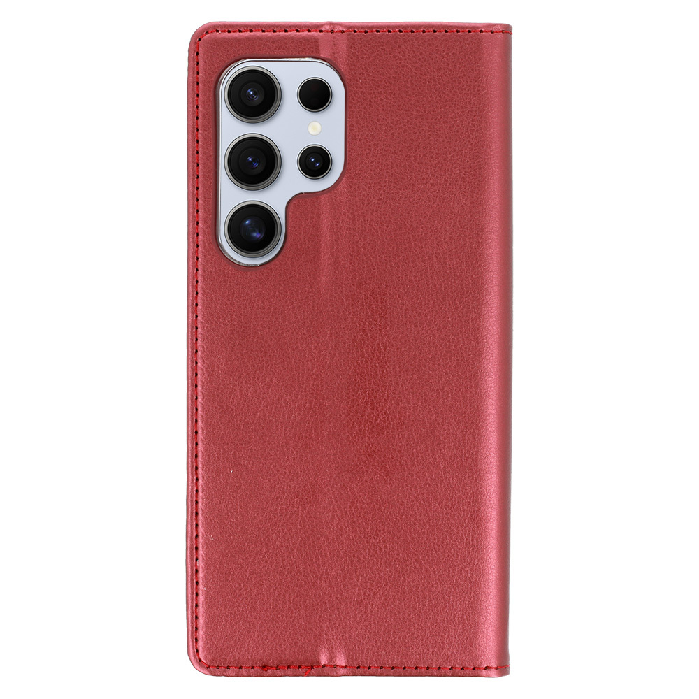 Smart Magneto Case for Samsung Galaxy A36 5G burgundy