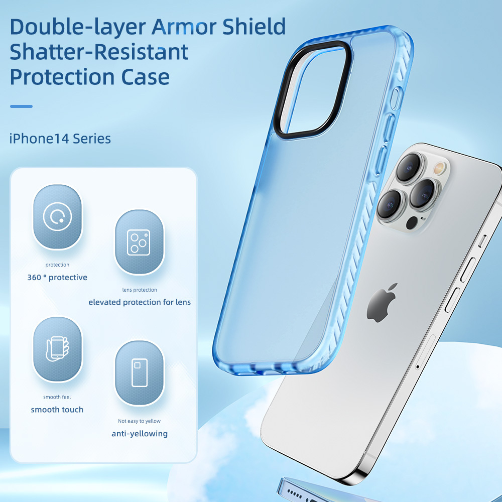 Rock Armor Shield Series for Iphone 14 Pro pink