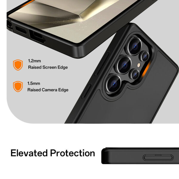 Rock Guard Touch Matte Series Case for Samsung Galaxy S25 Plus grey