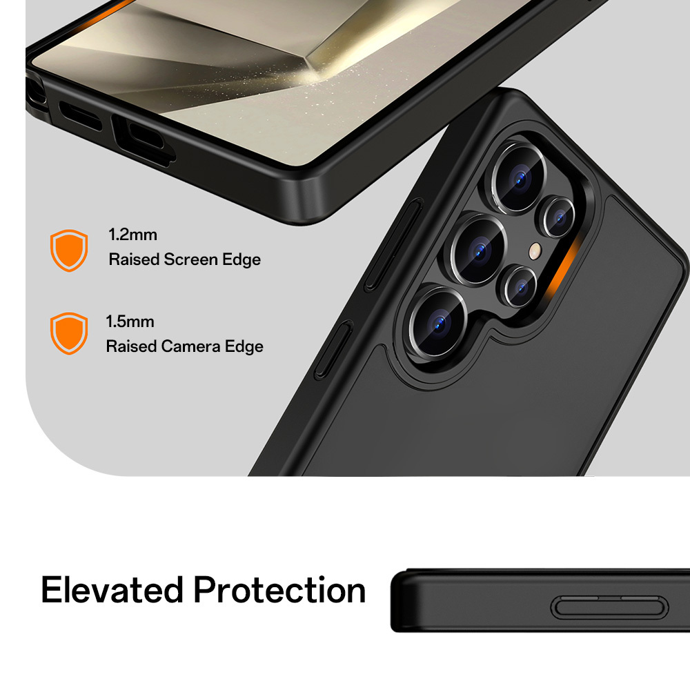 Rock Guard Touch Matte Series Case for Samsung Galaxy S25 Plus grey