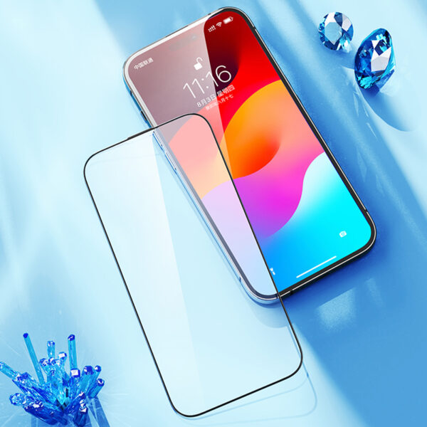 Rock Tempered glass HD Full-coverage Anti-static for Iphone 16 Pro Max