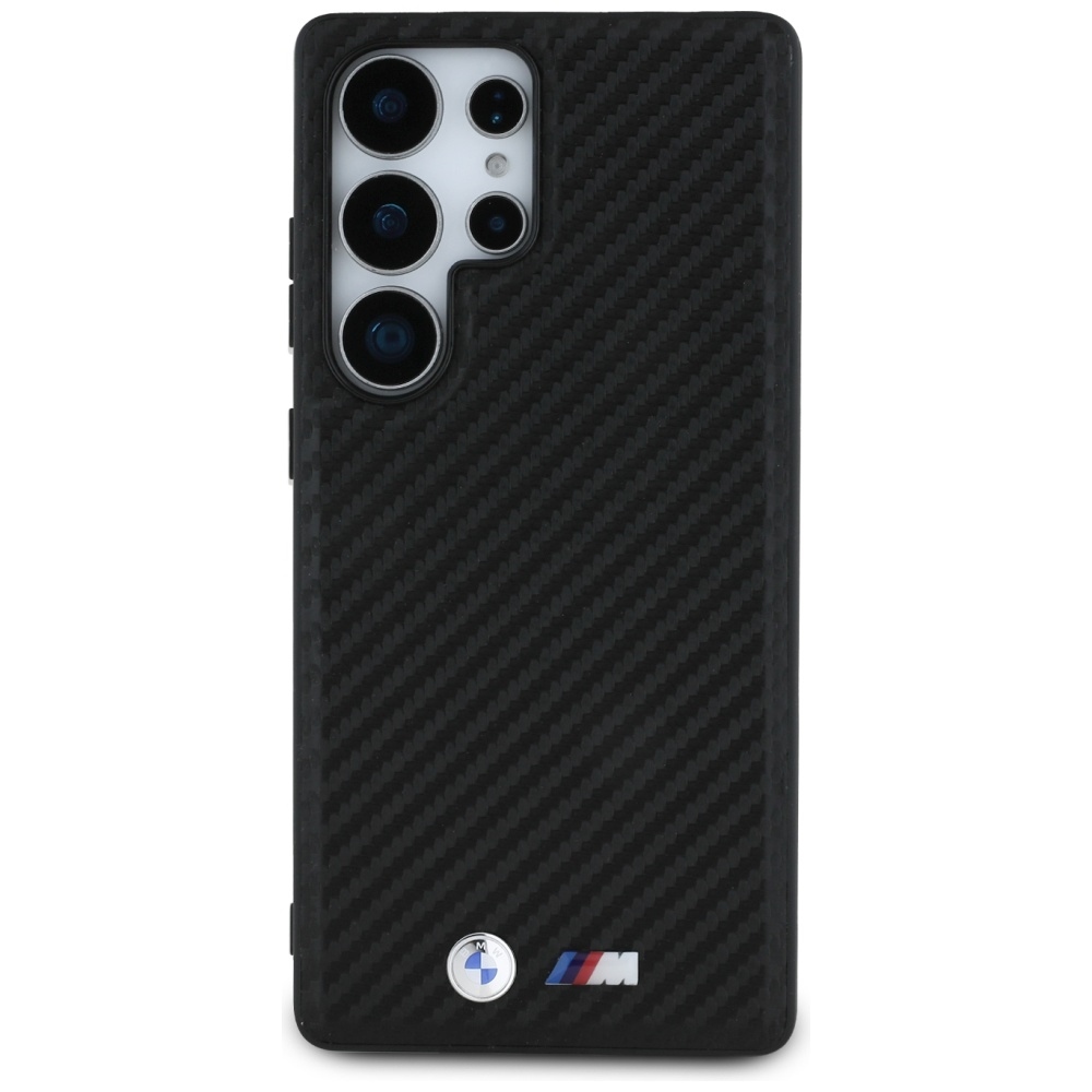 foto_add-312092 Original Case BMW Leather Carbon MagSafe for Samsung Galaxy S25 Ultra black