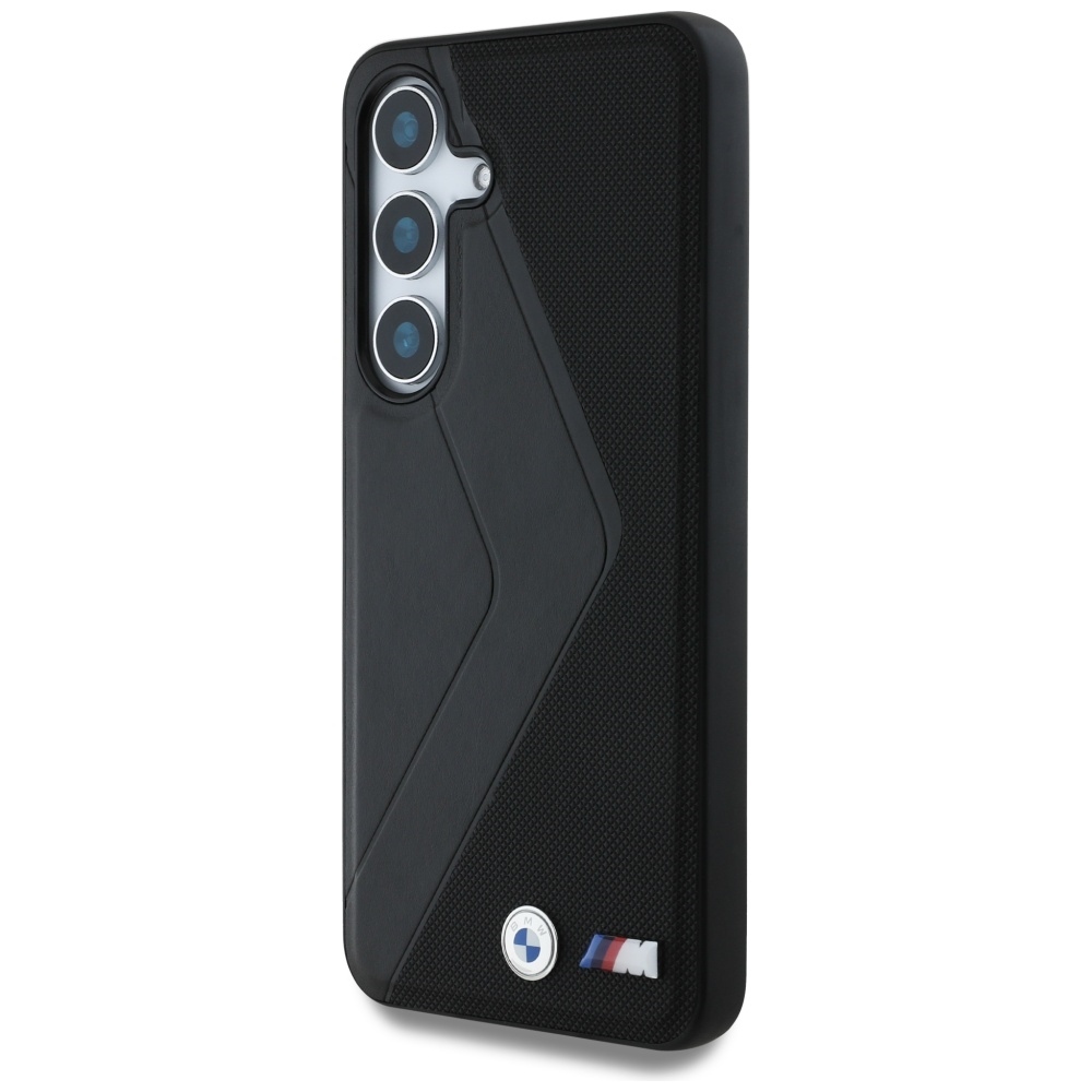 foto_add-312098 Original Case BMW Leather Oversized Stripes MagSafe for Samsung Galaxy S25 black