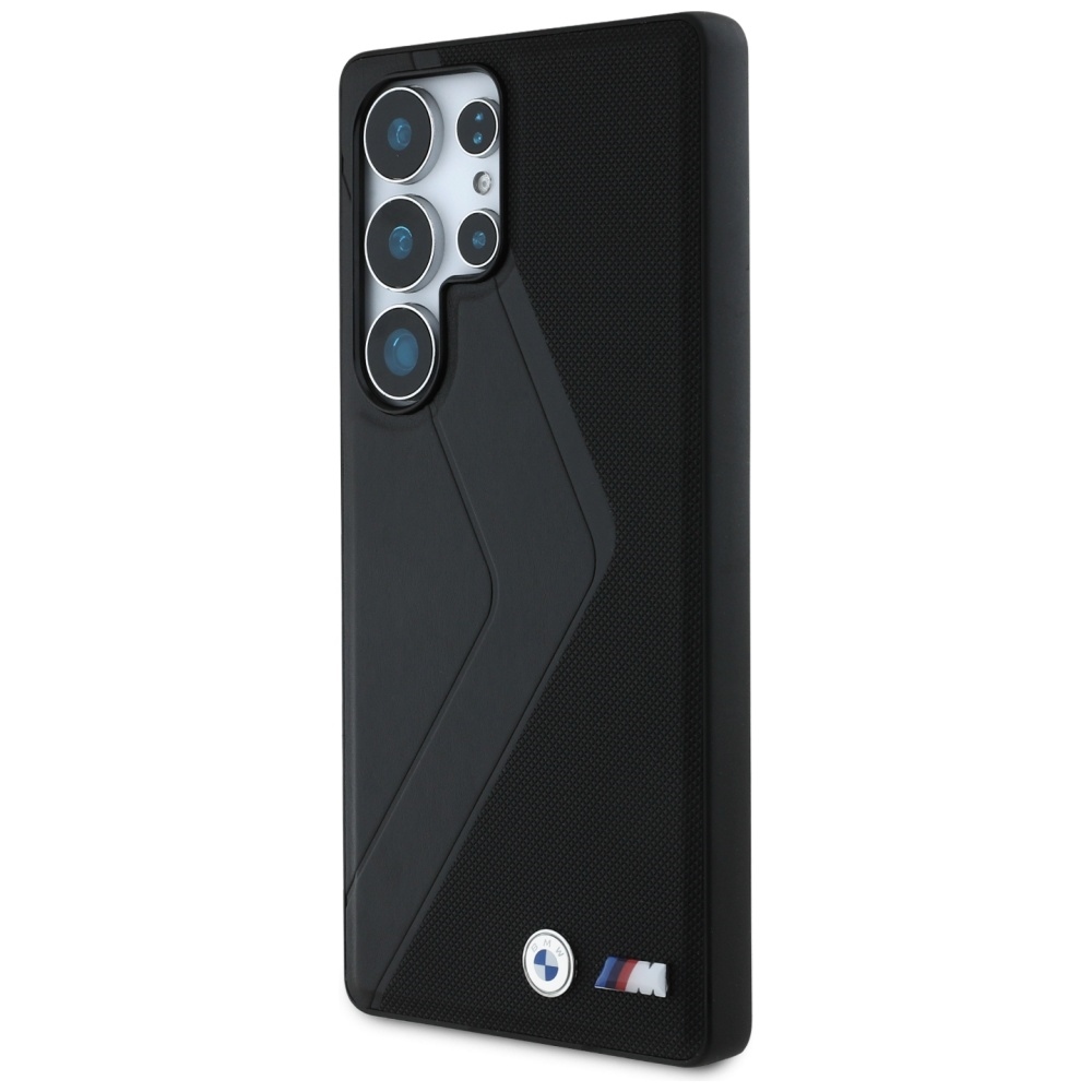 foto_add-312105 Original Case BMW Leather Oversized Stripes MagSafe for Samsung Galaxy S25 Ultra black