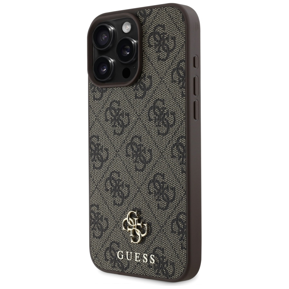 foto_add-312154 Original Case GUESS HC PU 4G Small 4G and Classic Magsafe for Iphone 16 Pro brown