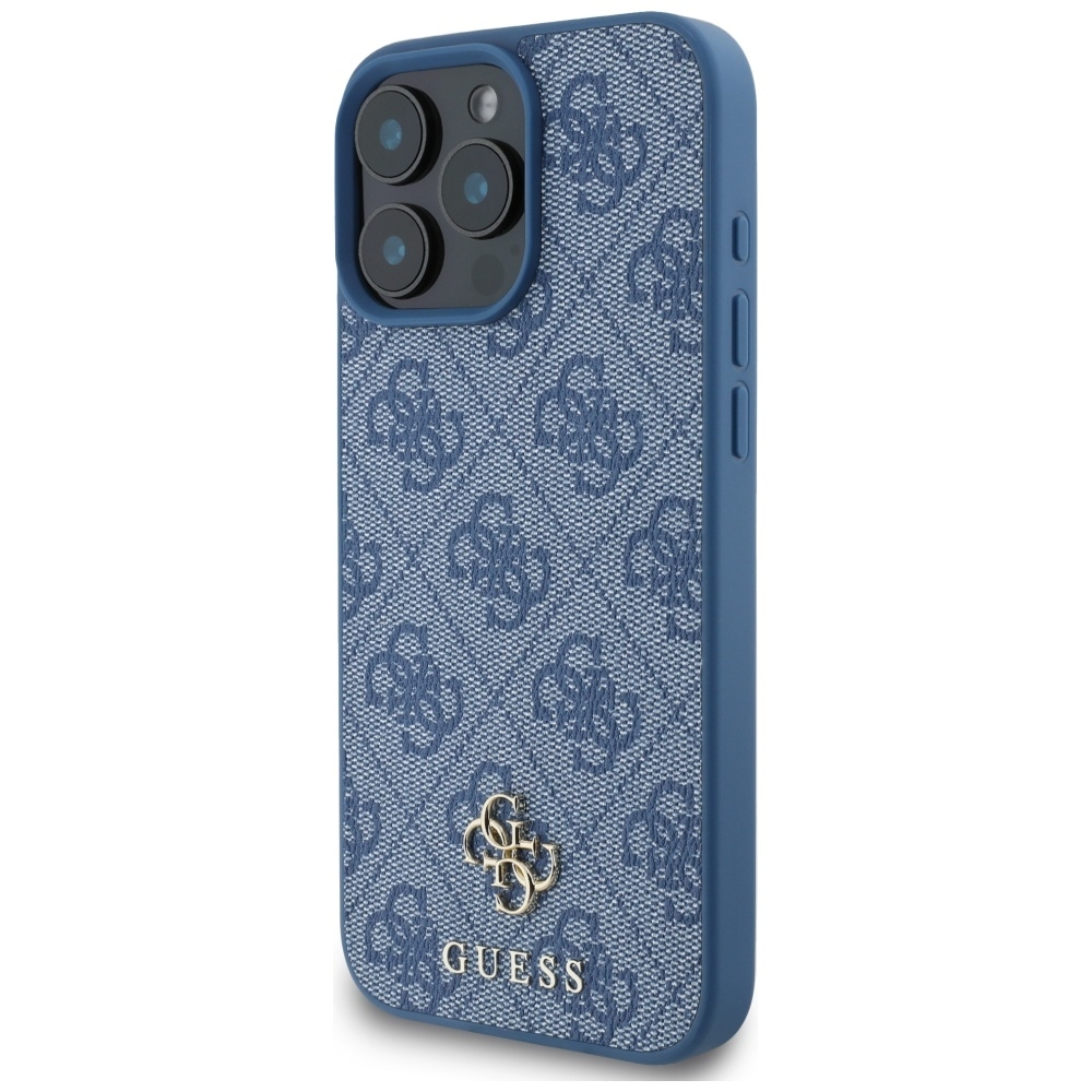foto_add-312174 Original Case GUESS HC PU 4G Small 4G and Classic Magsafe for Iphone 16 Pro blue