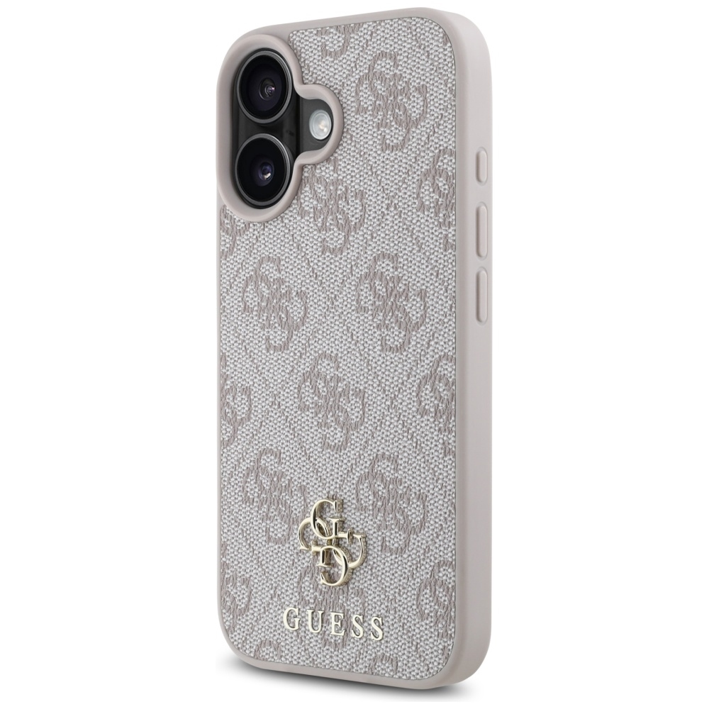 Original Case GUESS HC PU 4G Small 4G and Classic Magsafe for Iphone 16 pink