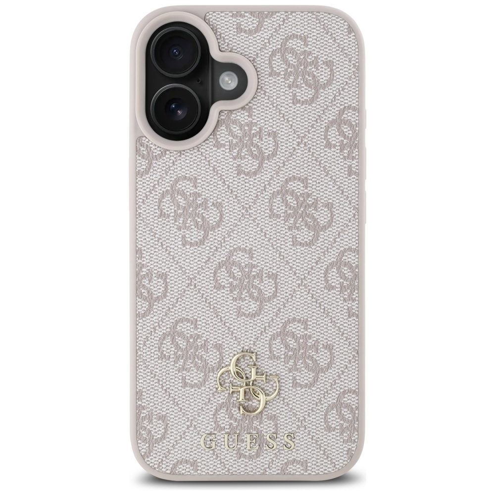 Original Case GUESS HC PU 4G Small 4G and Classic Magsafe for Iphone 16 pink