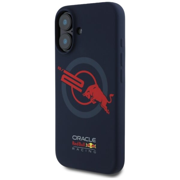 Original Case RED BULL HC Silicone ORBR20 Logo Red Lining Magsafe do Iphone 16 navy