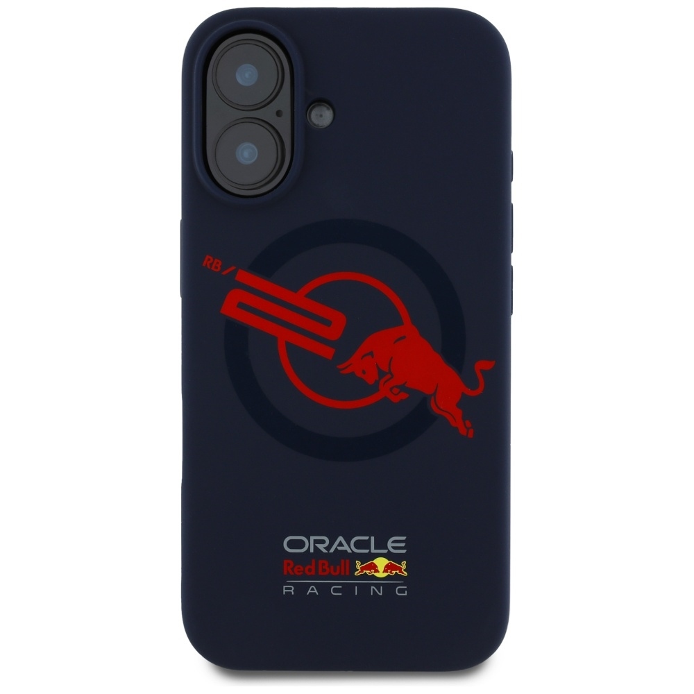 Original Case RED BULL HC Silicone ORBR20 Logo Red Lining Magsafe do Iphone 16 navy