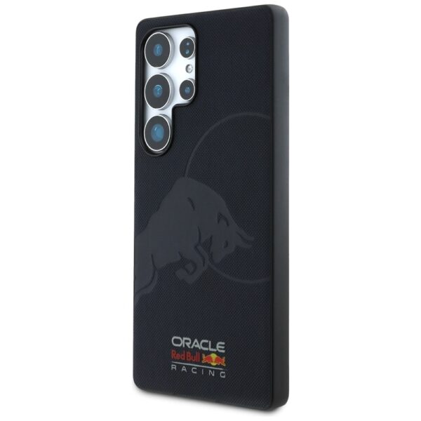 Original Case RED BULL Leather Meshed Debossed Bull MagSafe for Samsung Galaxy S25 Ultra navy