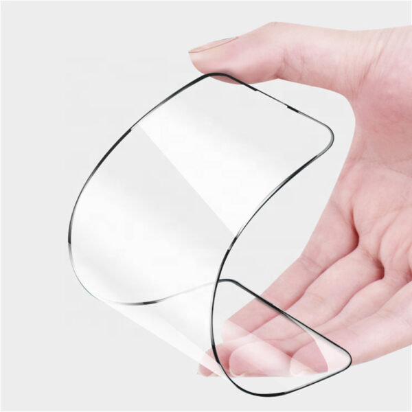 Tempered Glass HARD CERAMIC for SAMSUNG GALAXY S25 PLUS BLACK (with fingerprint unlock)
