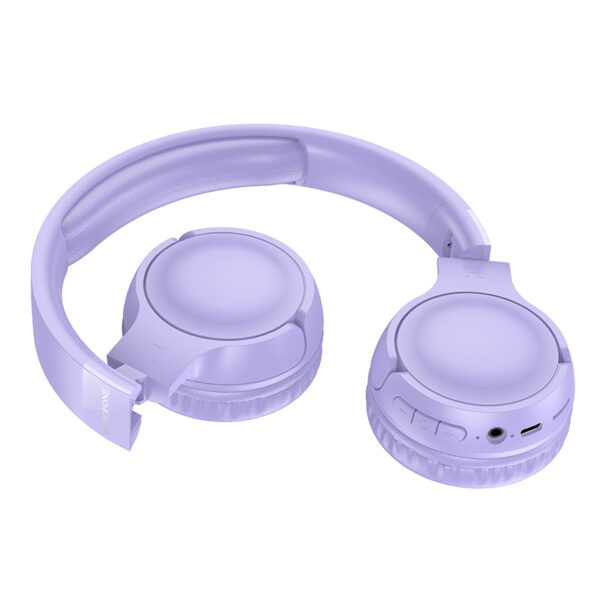 Borofone Headphones BO32 Show bluetooth purple