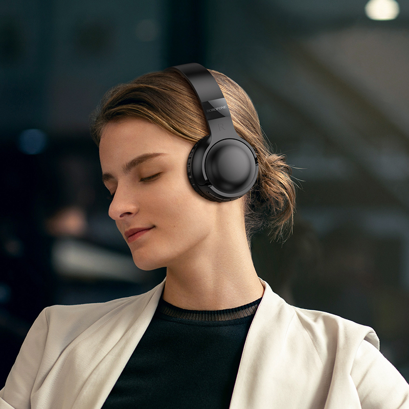 Borofone Headphones BO32 Show bluetooth navy