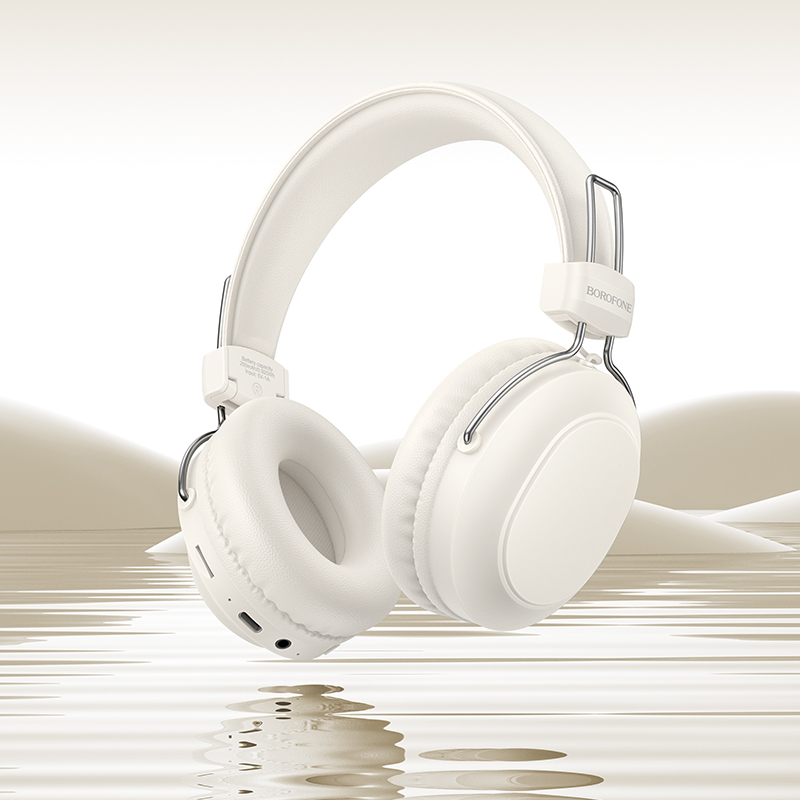 Borofone Headphones BO33 Melody bluetooth white