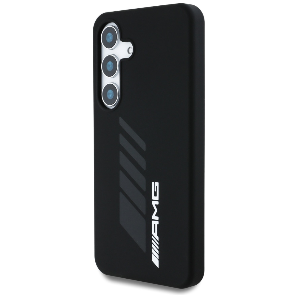 Original AMG Case Oversize Rhombs MagSafe for Samsung Galaxy S25 black