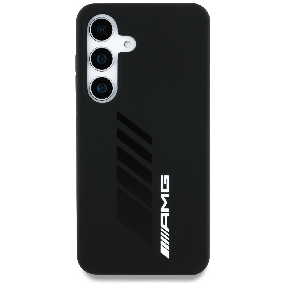 Original AMG Case Oversize Rhombs MagSafe for Samsung Galaxy S25 black