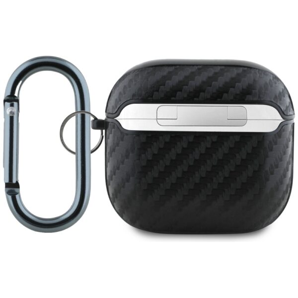 Original Case RED BULL PU Carbon Logo for Airpods 4 black