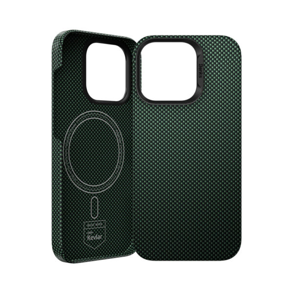 Benks Magnetic Armor Tint Kevlar 1000D (0063) for Iphone 16 green