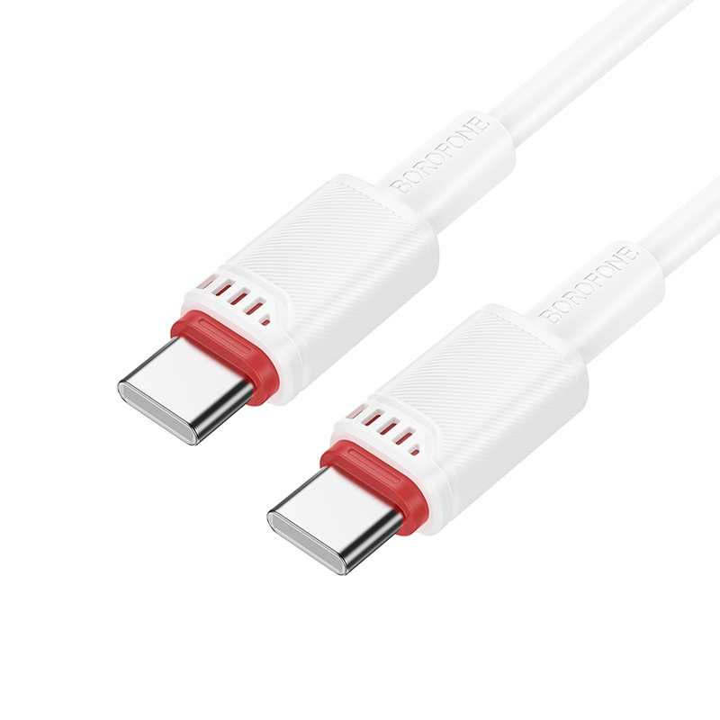 Borofone Cable BX110 Beneficio - Type C to Type C - 60W 3A 1 metre white