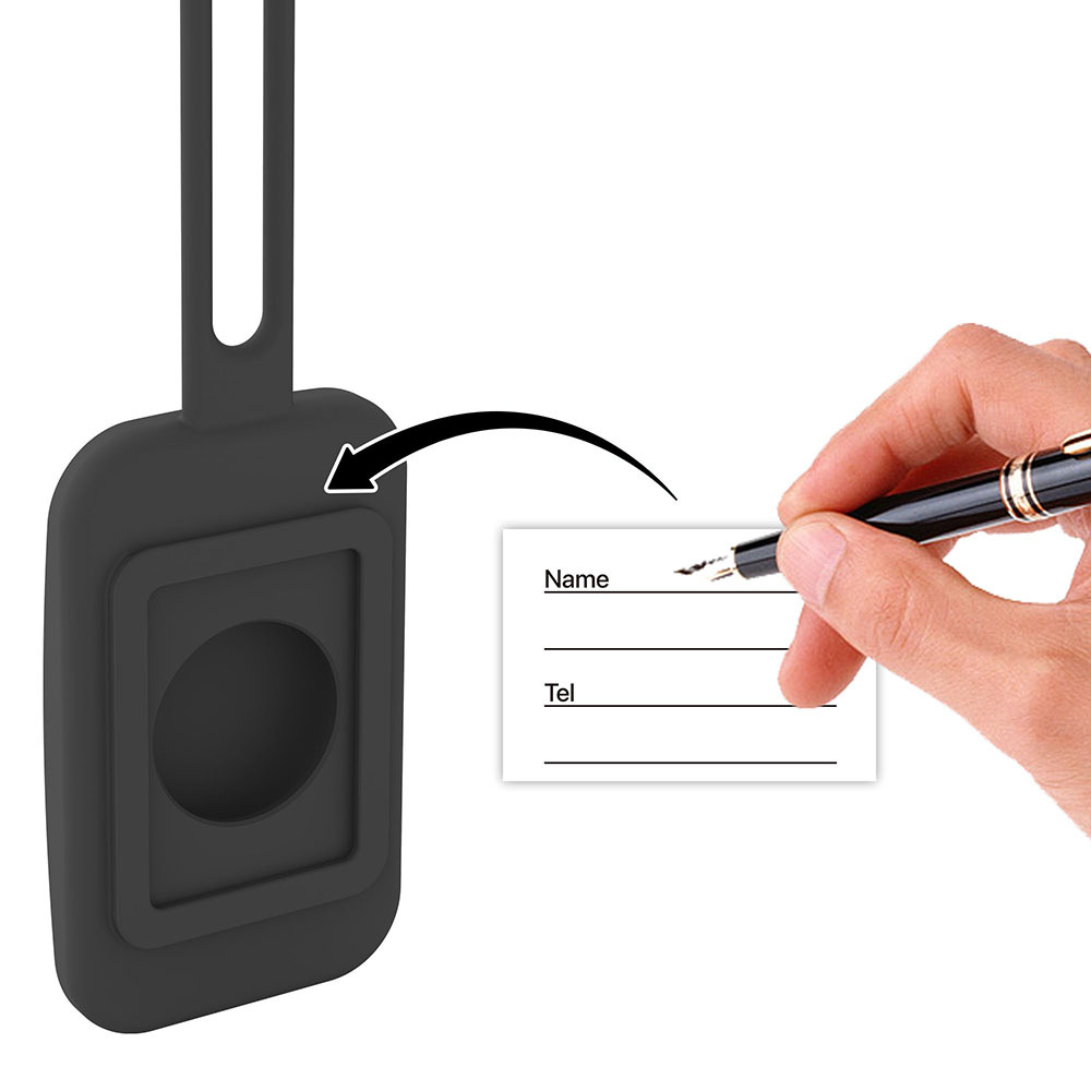 MiLi GPS Bluetooth MiTag Tracker HD-P16-Lu Android luggage tag black