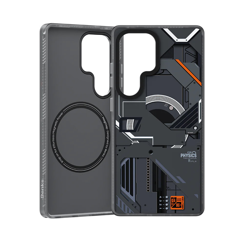 Benks Dynamic Magnetic Mecha Case (C045) for Samsung Galaxy S25 Ultra black