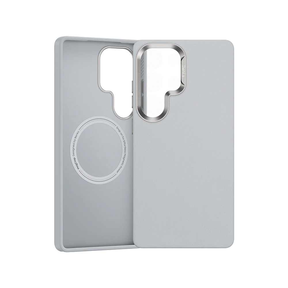 Benks Magnetic Vita Pro Silicone Case for Samsung Galaxy S25 Ultra grey