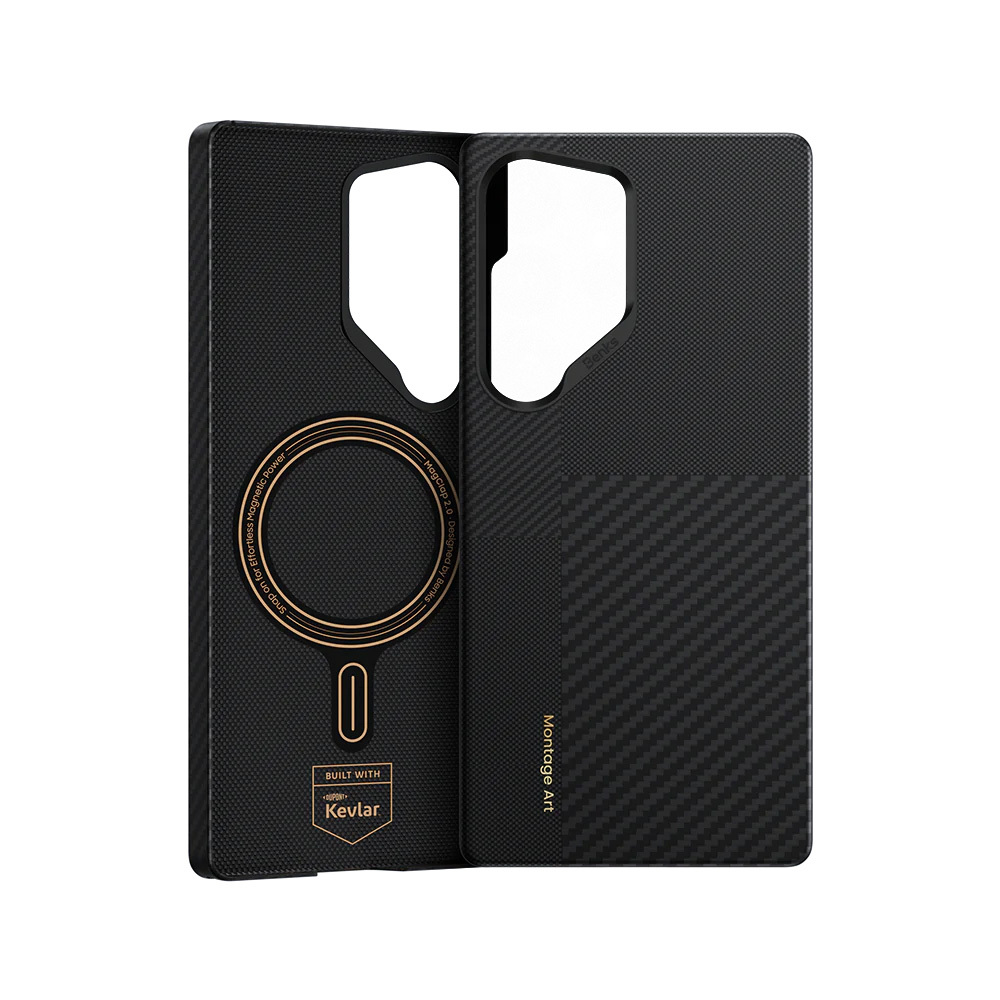 Benks Montage Magnetic Armor Air Kevlar Case 600D (M045) for Samsung Galaxy S25 Ultra black