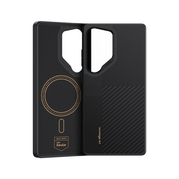 Benks Montage Magnetic Armor Pro Kevlar Case 600D (B045) for Samsung Galaxy S25 Ultra black