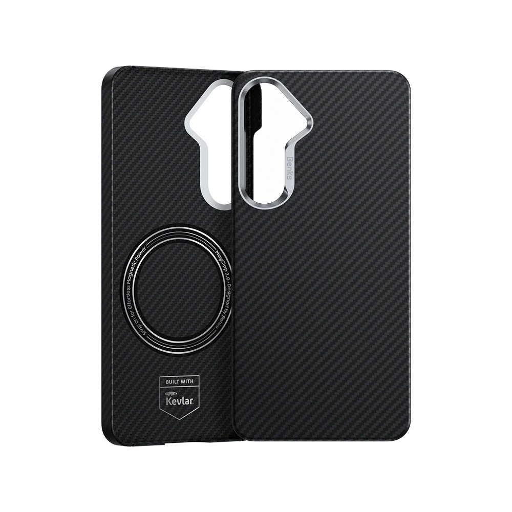 Benks Magnetic Armor Air Kevlar Case 600D (0043) for Samsung Galaxy S25 black