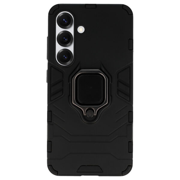 Ring Armor Case for Samsung Galaxy S25 Black