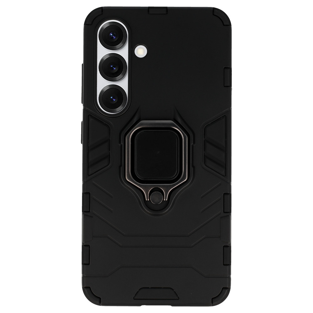 Ring Armor Case for Samsung Galaxy S25 Black