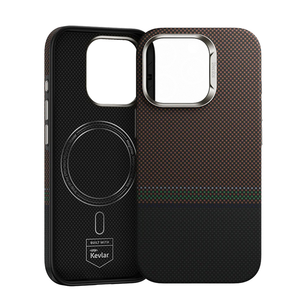 Benks Magnetic Armor Pro Prestige Kevlar 600D Case (Y066) for Iphone 16 Pro Max (Camera Control Button)