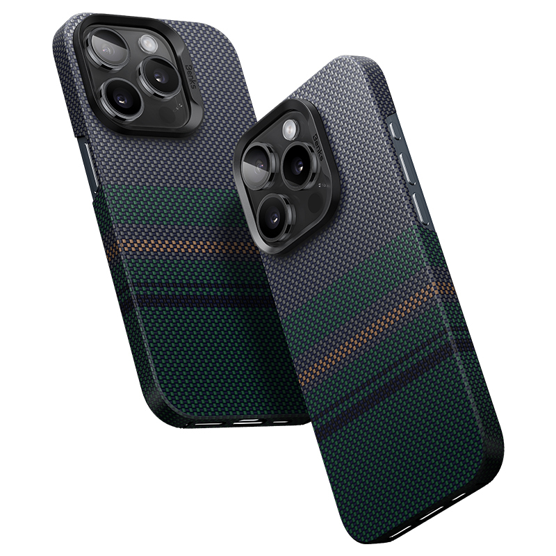 Benks Magnetic Armor Air Aurora Kevlar Case 600D (S062) for Iphone 15 Pro Max