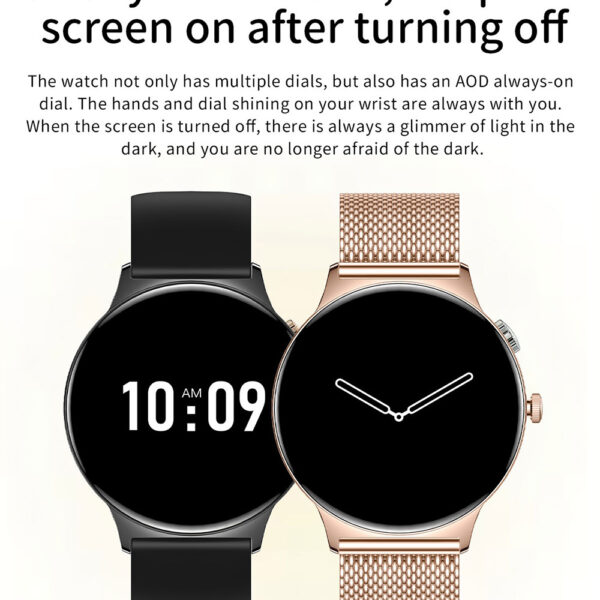 Blavec Smartwatch M-01 Vesta HD AMOLED Voice Call (SWM01-B) black