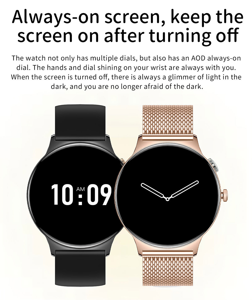 Blavec Smartwatch M-01 Vesta HD AMOLED Voice Call (SWM01-B) black
