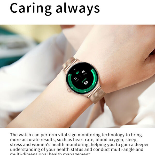 Blavec Smartwatch M-01 Vesta HD AMOLED Voice Call (SWM01-RG) rose gold