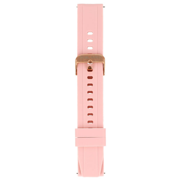 Blavec Universal watch band for W-17 Amber 18mm silicone pink