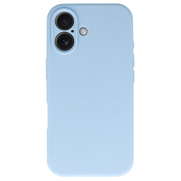 Silicone Lite Case for Iphone 16 light blue