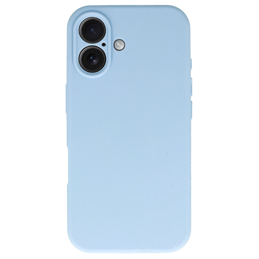 Silicone Lite Case for Iphone 16 light blue