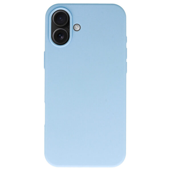 Silicone Lite Case for Iphone 16 Plus light blue