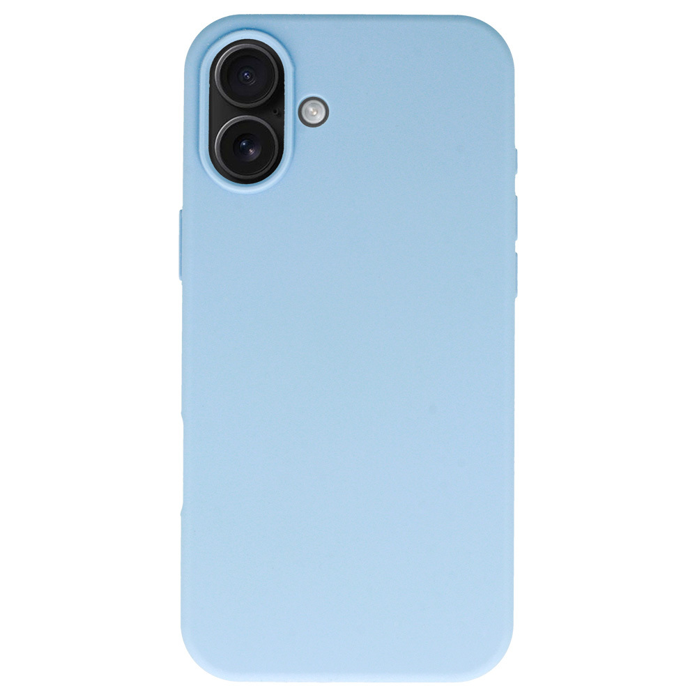 Silicone Lite Case for Iphone 16 Plus light blue