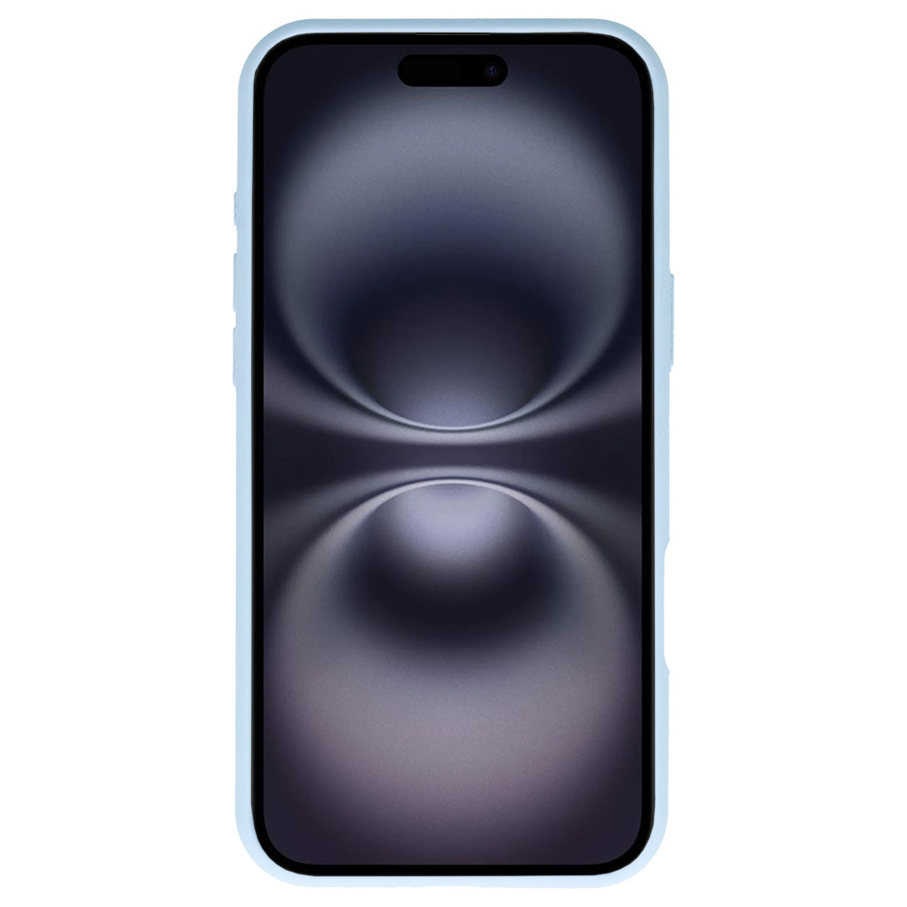 Silicone Lite Case for Iphone 16 Plus light blue