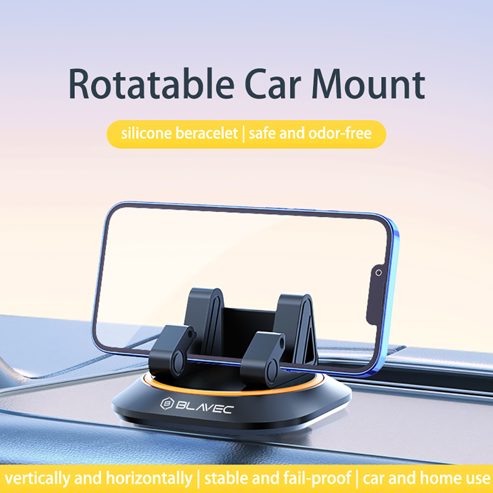 Blavec Car holder BH-10 to dashboard (BH10-DBY) black-yellow