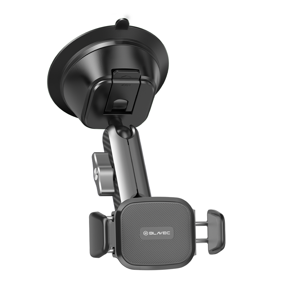 Blavec Car holder BH-04 aluminum to windshield (BH04-WSB) black