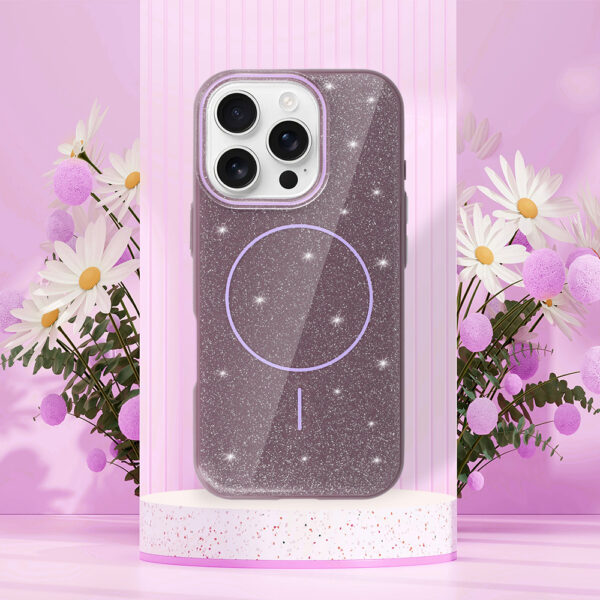 Magsafe Slim Shiny for Iphone 14 Pro Max purple