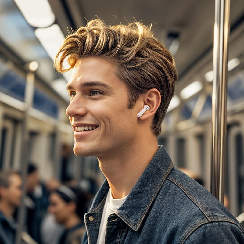 Borofone TWS Bluetooth Earphones FQ7 Treasure ANC+ENC black