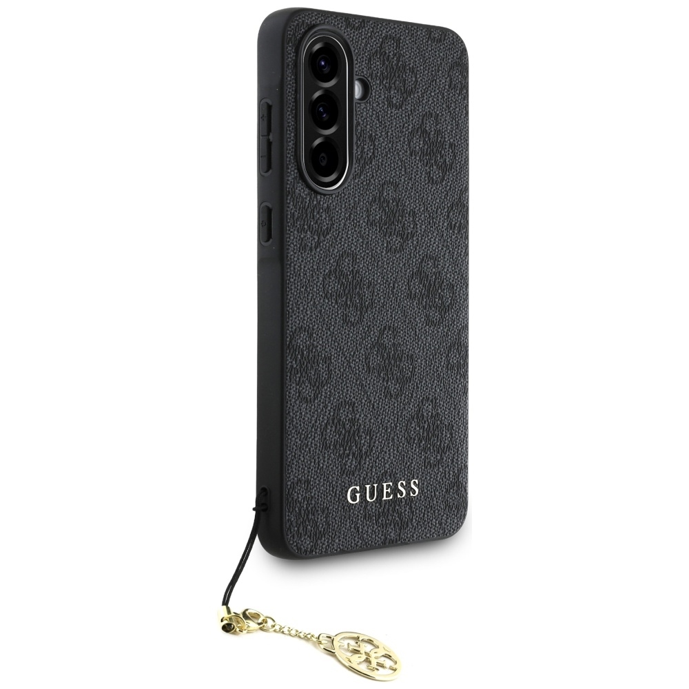 Original Case GUESS - 4G Charms Collection for Samsung Galaxy A56 black